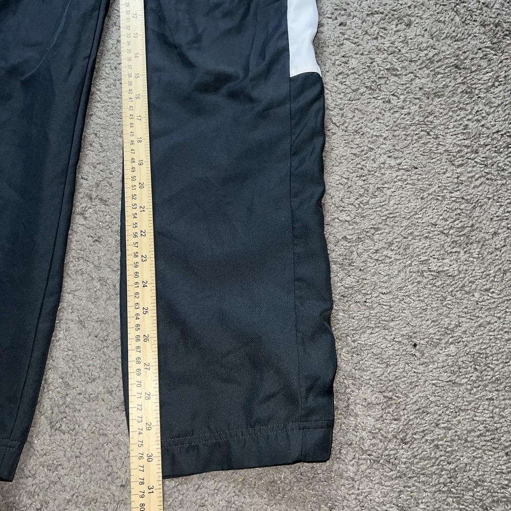 Y2K Nike Dri Fit Black Rivalry Track Pants Men's Large Baggy - Picture 6 of 8